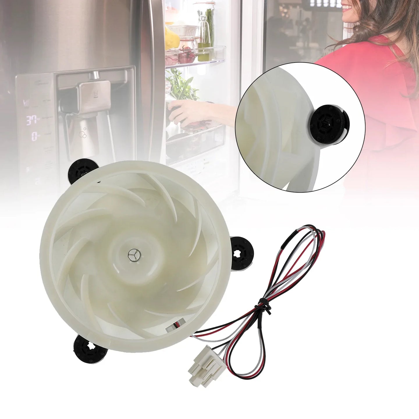 Refrigerator Cooling Fan Motor Accessories For Samsung ZWF-32-140 B17123.4-5