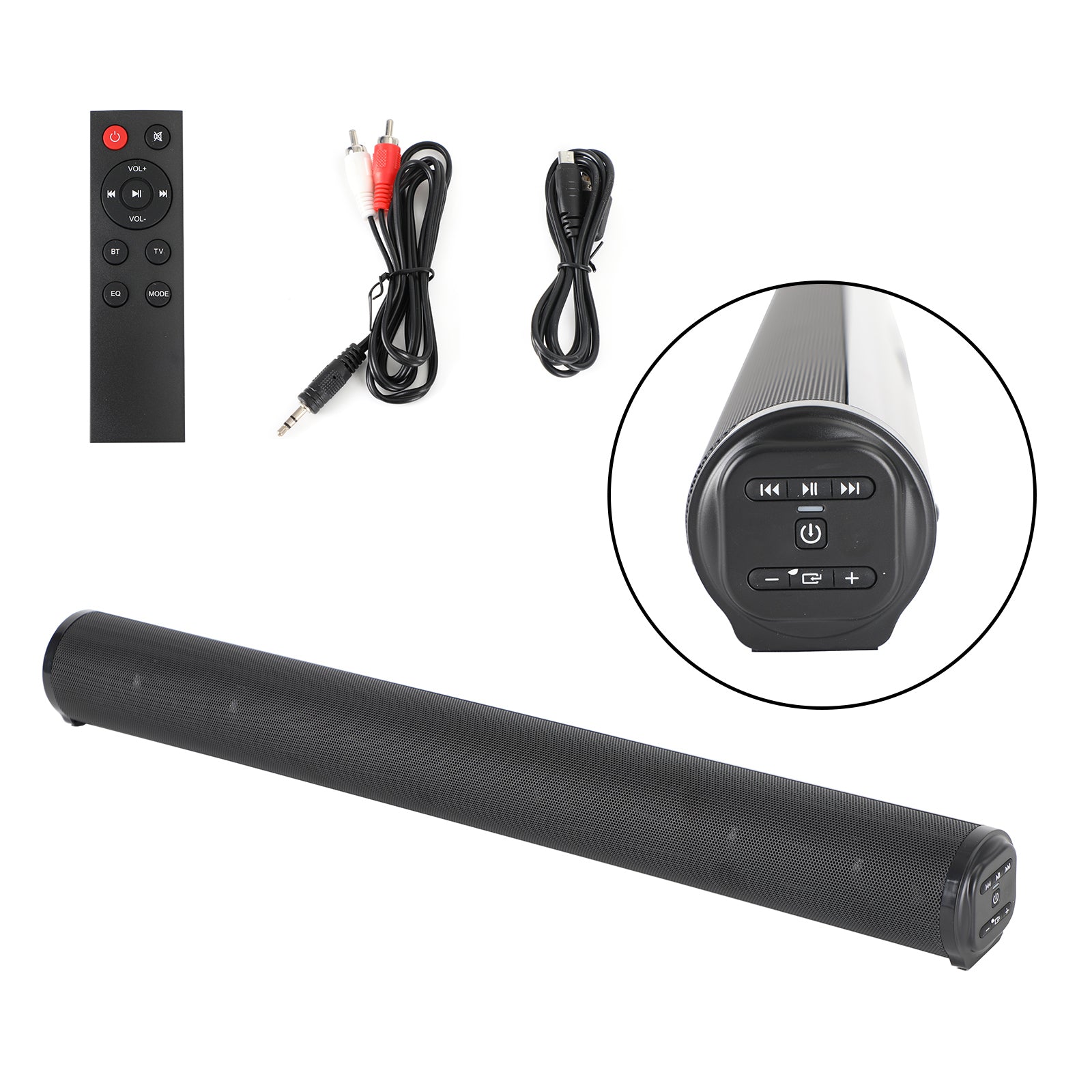 Bluetooth Wireless Sound Bar System – 4 Speaker Subwoofer for TV & Home Theater