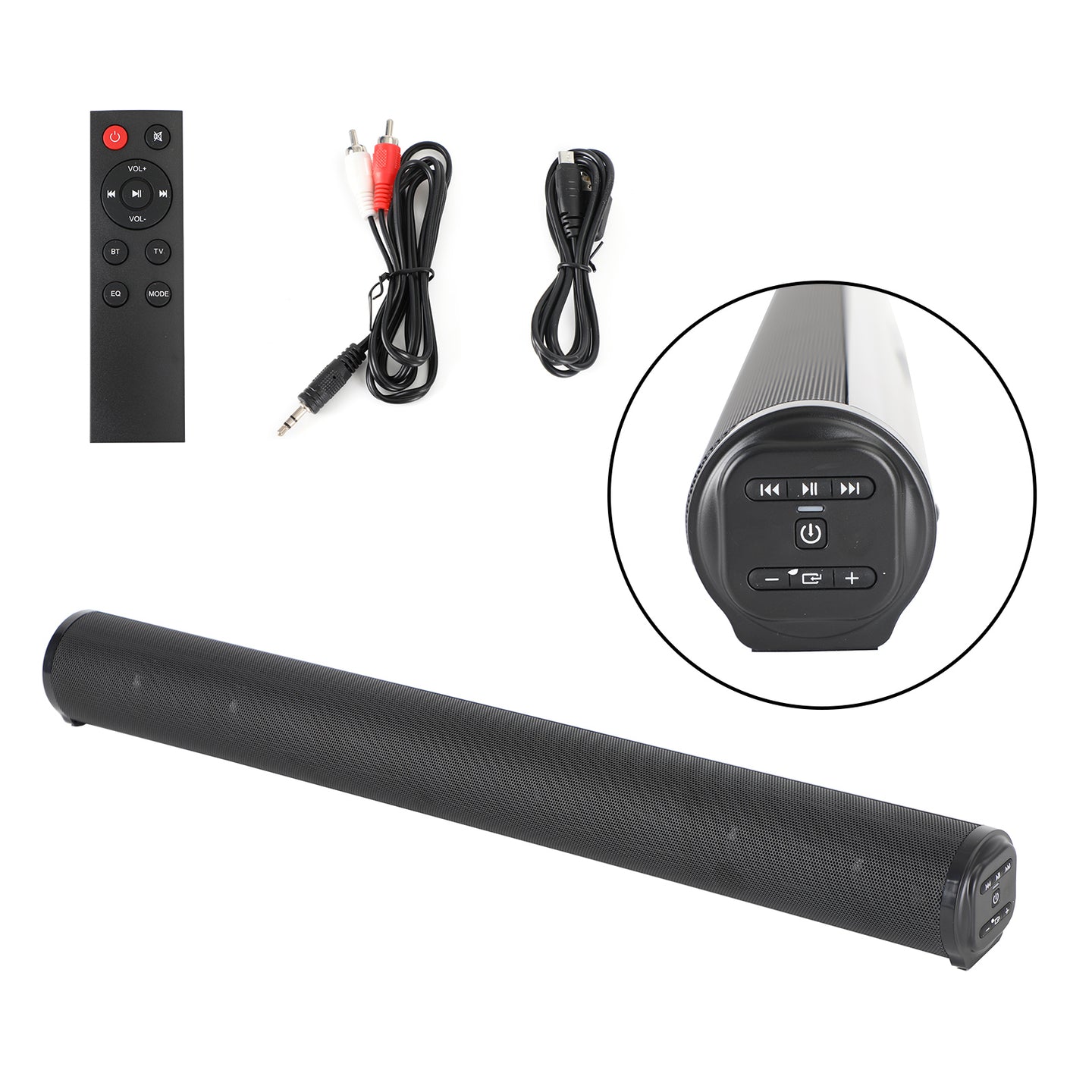 Bluetooth Wireless Sound Bar System – 4 Speaker Subwoofer for TV & Home Theater