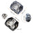 Heat resistant Splitter Clear Cover Nickel Plated 2pcs Distribution Block 1x0 In 2x0 GA Out Splitter Fusebox plastic housing for Car Audio Marine