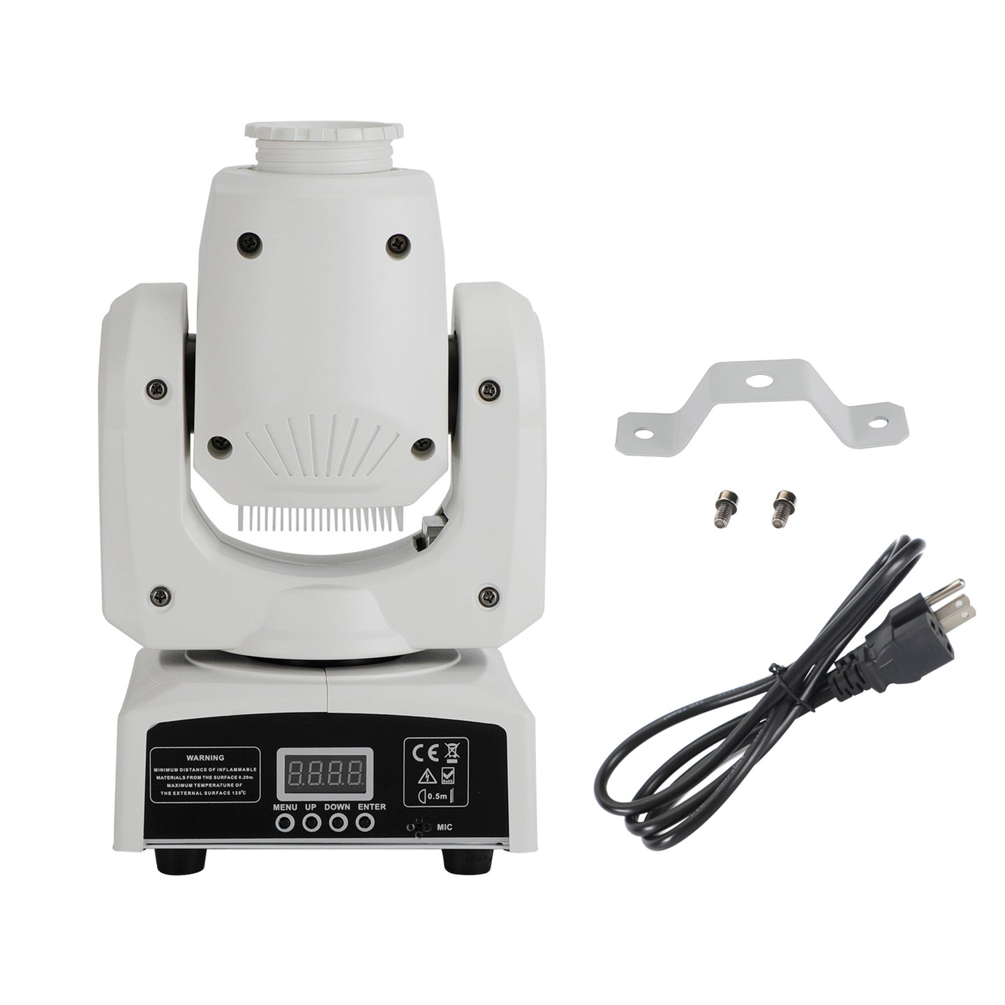 120W RGBW LED Moving Head Stage Light with 8 Gobo Patterns – DJ DMX Beam Party Lighting