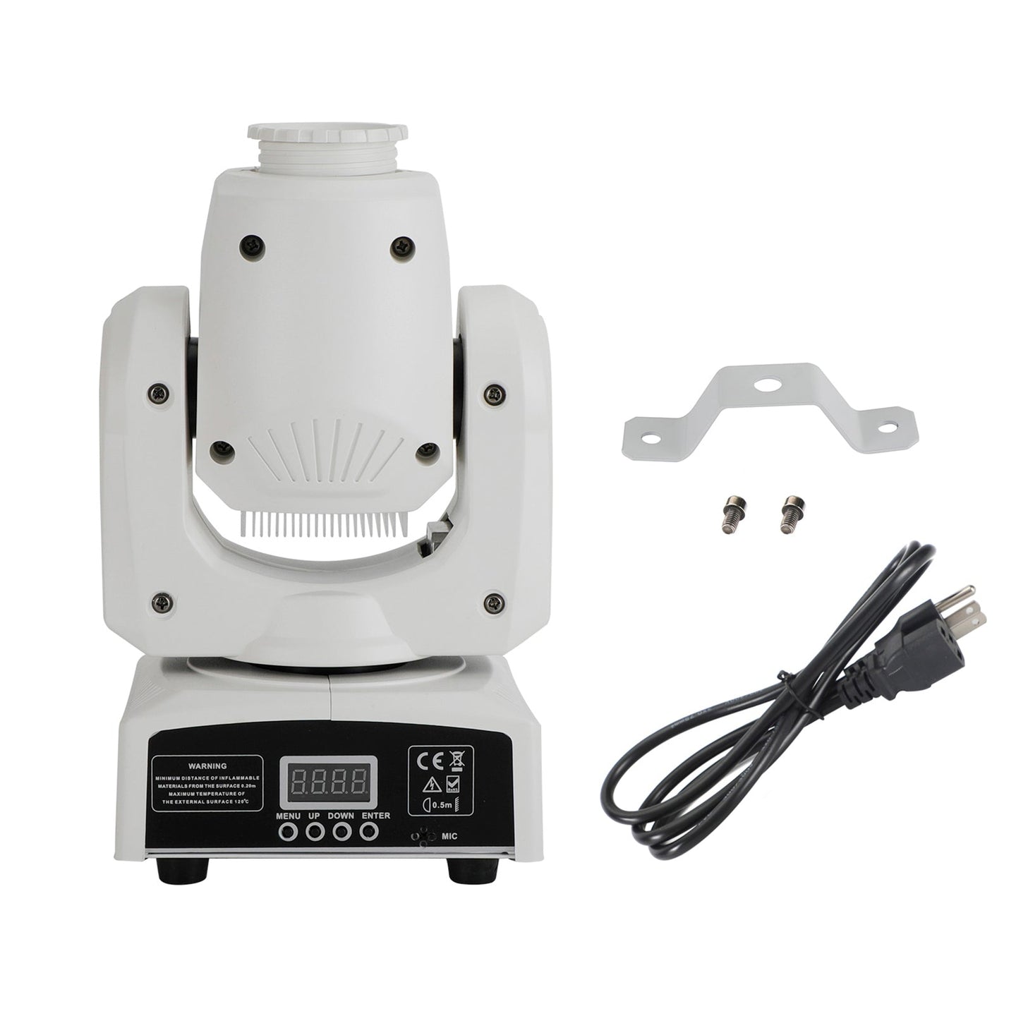 120W RGBW Moving Head Stage Light with 8 Gobos & DMX Control - DJ Party Beam Lighting