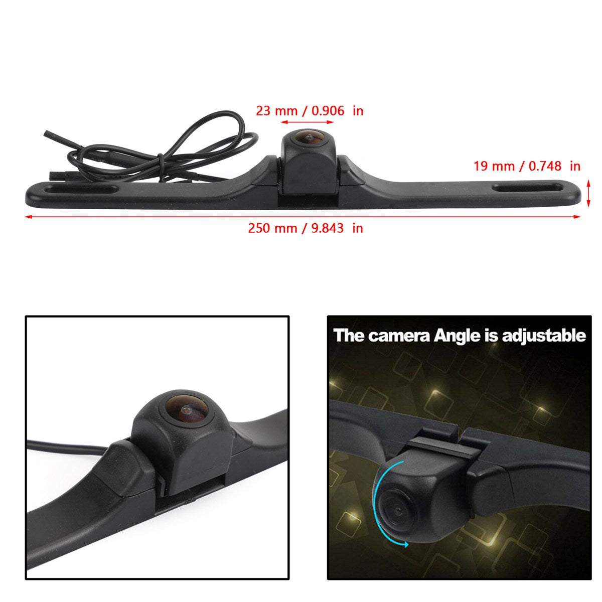 WiFi Wireless Backup Camera for iPhone & Android, 170° Wide Angle HD Night Vision, IP67 Waterproof for Car, Truck, RV