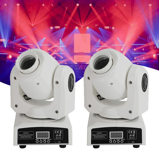 2Pcs Moving Head 120W 8Gobo Stage Lighting RGBW LED DJ DMX Beam Bar Party Light (Copy)