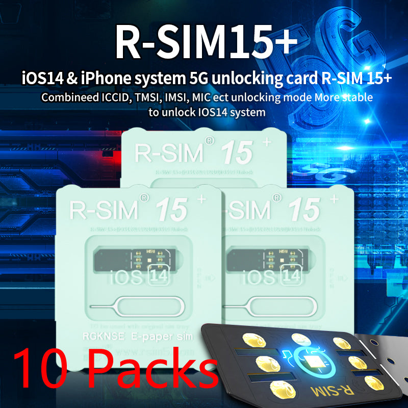 R-SIM15+ Nano Unlock RSIM Card Fit for iPhone 13 Pro 12 PRO MAX XS XR IOS 15 LOT