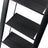 5-Step Folding Ladder, Aluminum with Anti-Slip Pedal - Heavy Duty & Stable Step Stool