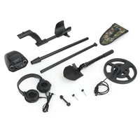 Shovel + Headphone + Metal Detector Gold Digger Hunter Waterproof Deep Sensitive