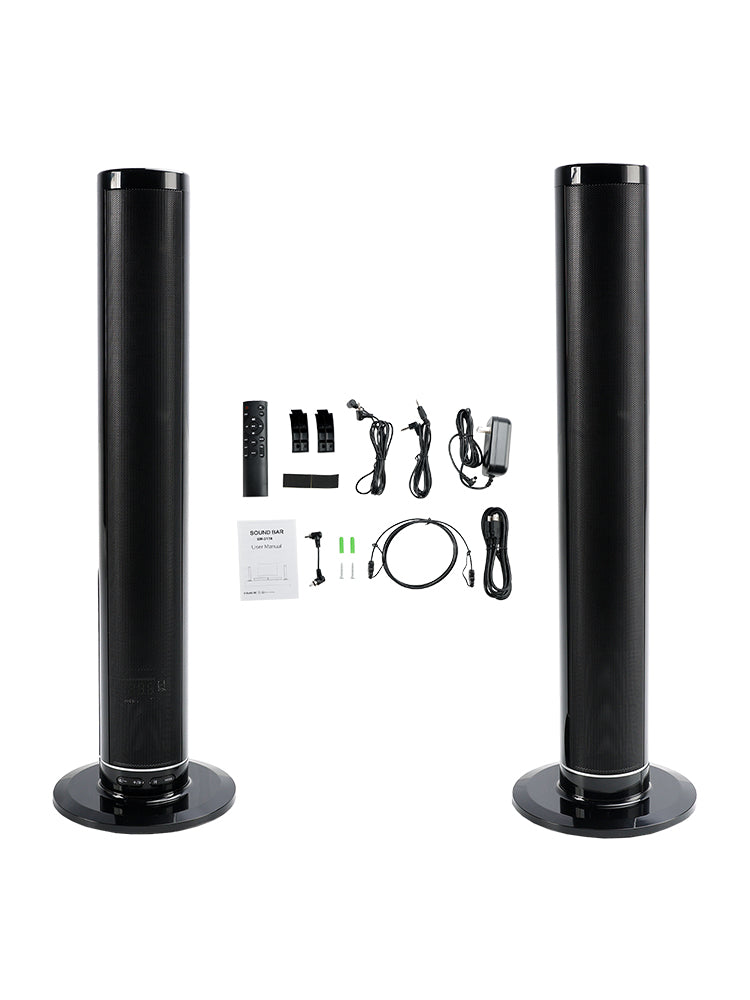 Vtopteng Home Detachable Surround Sound Bar Bluetooth 2 Speaker in 1