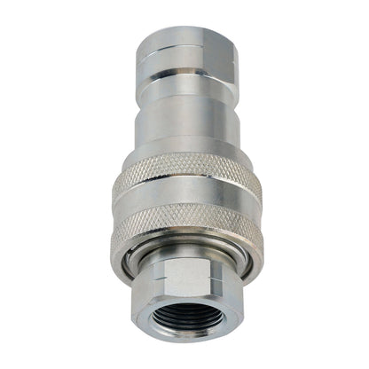 3/4" NPT Hydraulic Quick Connect Coupler ISO B 7241 Male & Female