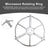 WB02X32600 WB06X10651 for GE Microwave Oven ROLLER RING TRAY SUPPORT