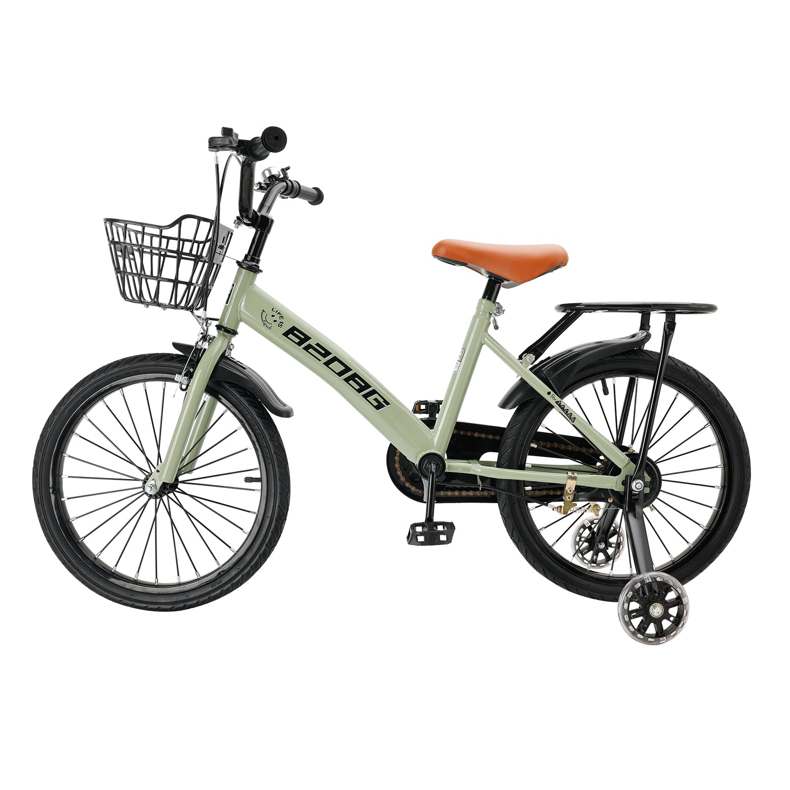 BMX Child Bike with auxiliary wheels