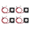 2 Pin Wire 4Pc Brushless DC Cooling Blower Fan 12V 0.05A 2010 20x20x10mm