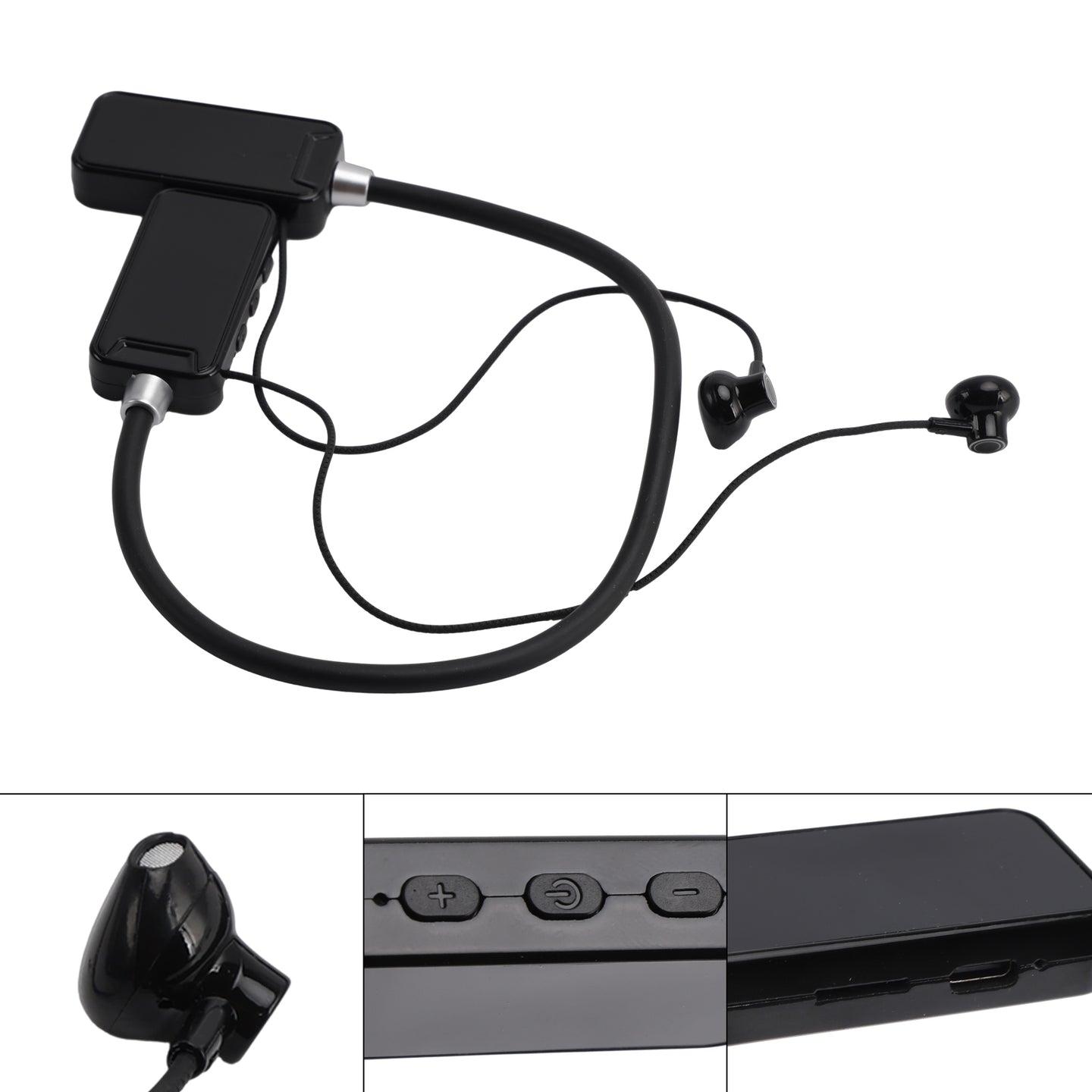 Bluetooth Headphones 5.3 Smart Digital Display for Games Live Singing Ear-Return