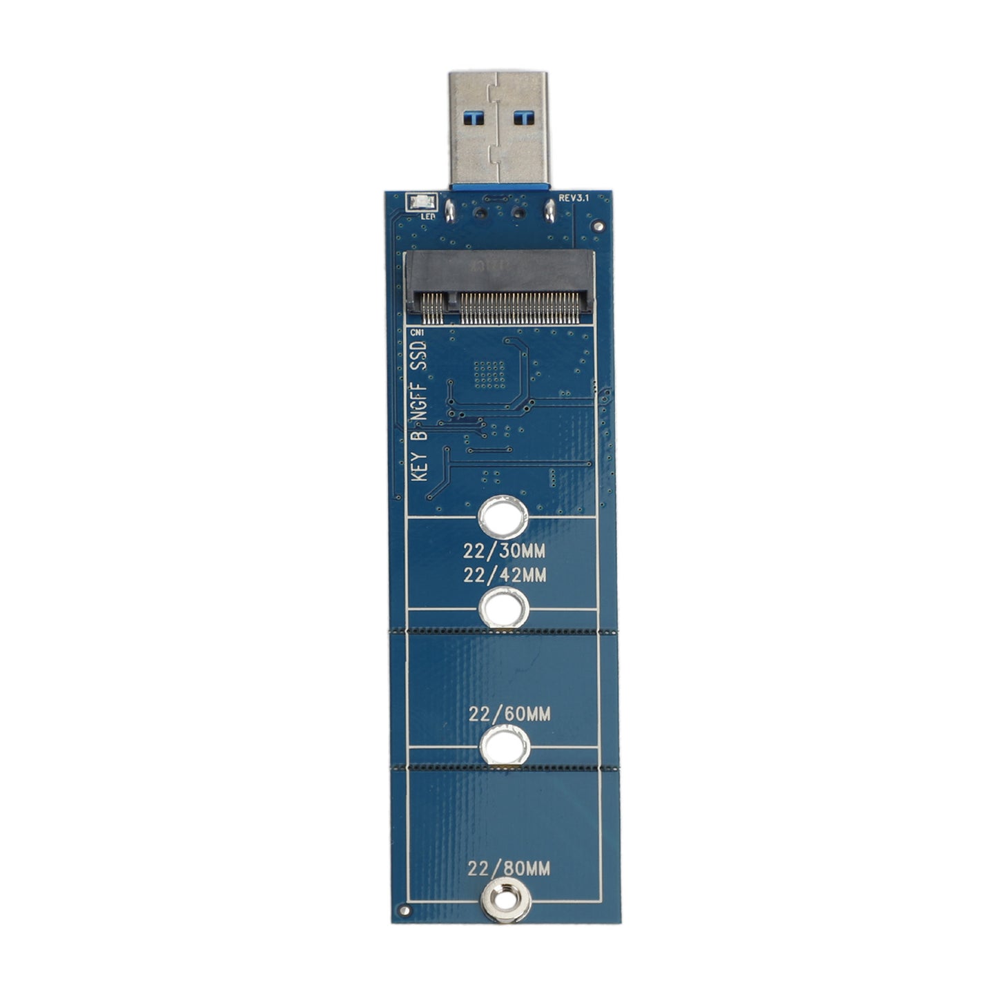 M.2 to USB Adapter SATA Protocol Support 2230 2242 2260 2280 for Windows MAC OS