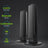 2-in-1 Detachable Bluetooth Soundbar, Splits into 2 Stereo Tower Speakers, 20W 4-Driver System for TV & PC