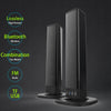 2-in-1 Detachable Bluetooth Soundbar, Splits into 2 Stereo Tower Speakers, 20W 4-Driver System for TV & PC