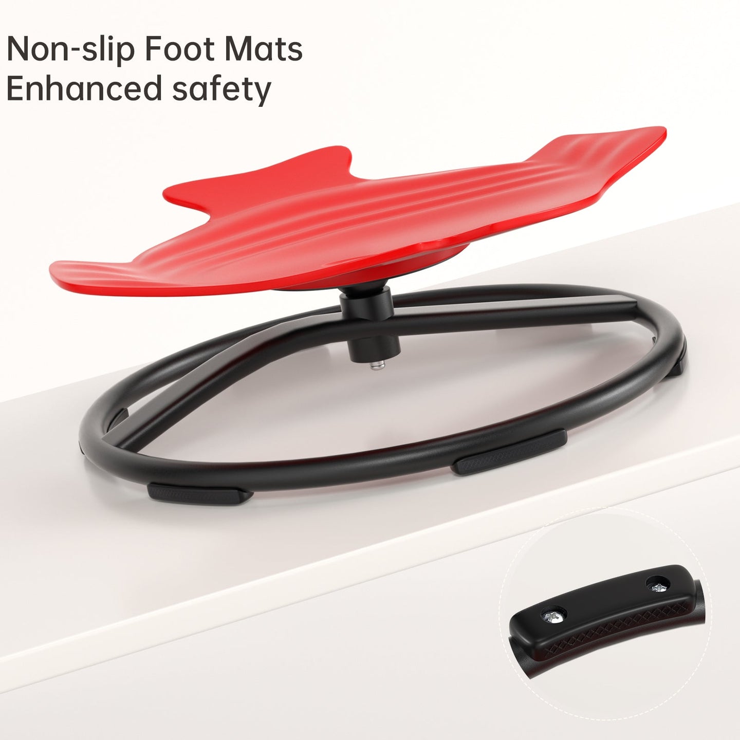 Sit + Spin 360° Sensory Spinning Seat Swivel Toy Kids Fish Wobble Chair Stool