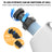 Handheld Microscope LED 100X-1200X Magnification Science Toys Kit For Kid White