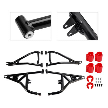 +1.5" High Clearance Front A-Arm Kit for Polaris RZR XP 1000 & Turbo (14+), Upper & Lower, Lifetime Warranty