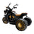 3 Wheel Kids Ride On Motorcycle Electric Dual Drive Toy Car With LED Light Black