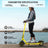 8.5" Folding Electric Scooter With app 350W 35KM Range 30km/h City Commute Yellow (Copy)