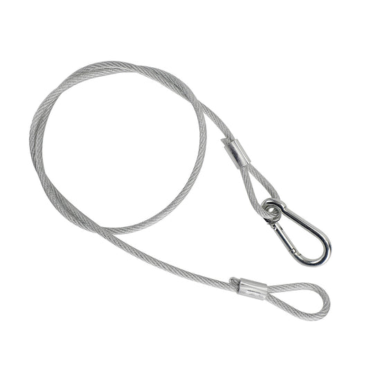 1Pcs 29.1"Steel Wire Safety Security Cable For Stage Light Clamp Par Light