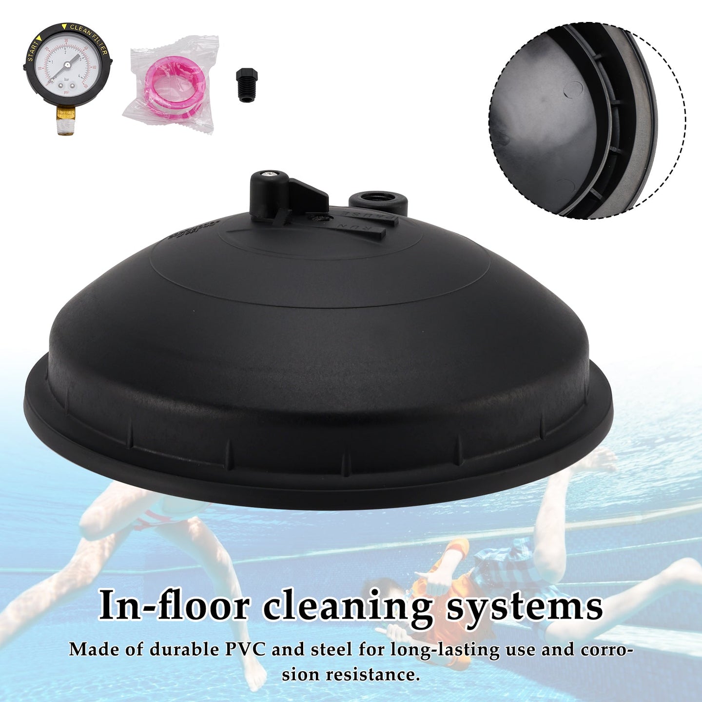 005-302-4300-03 Water Valve Dome with Pressure Gauge for Paramount Replacement
