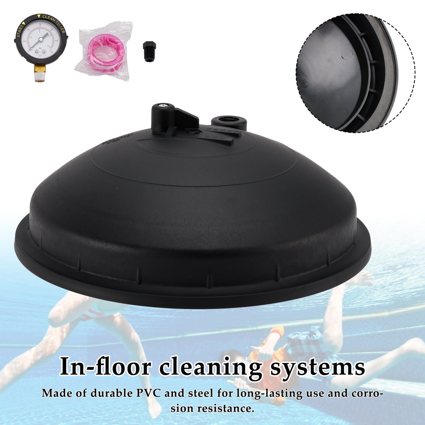 005-302-4300-03 Water Valve Dome with Pressure Gauge for Paramount Replacement