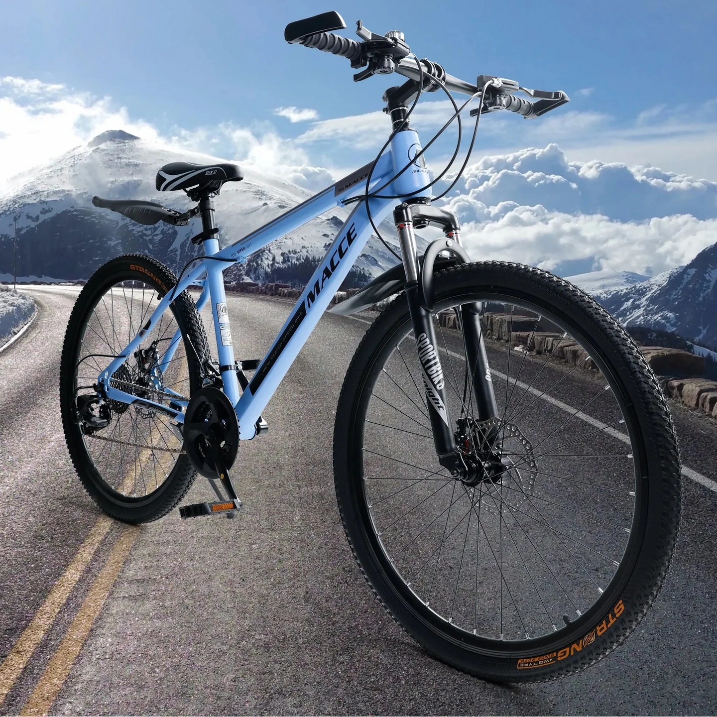 Blue Mountain Bike 26 Inch for Adult, 27-Speed Dual Suspension (Copy)