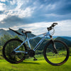Blue Mountain Bike 26 Inch for Adult, 27-Speed Dual Suspension