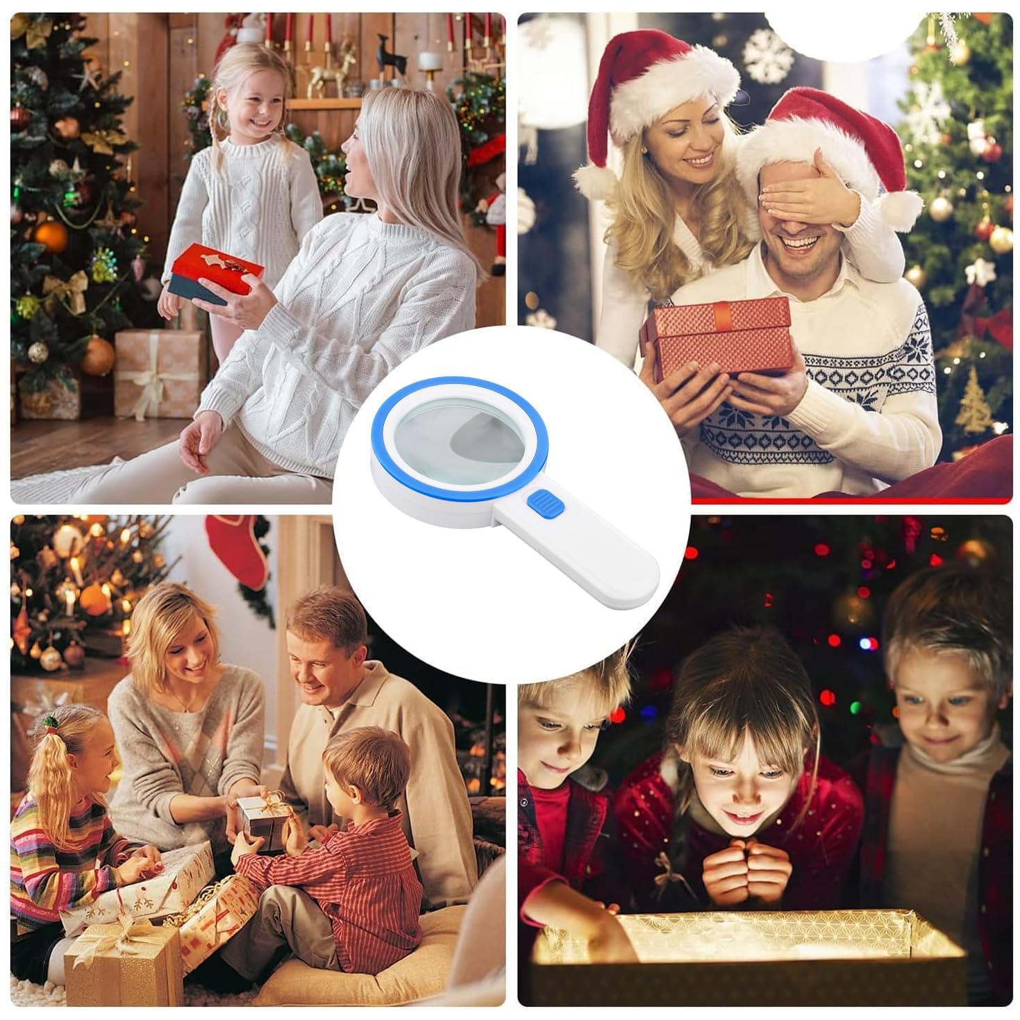 30X LED Magnifying Glass for Seniors