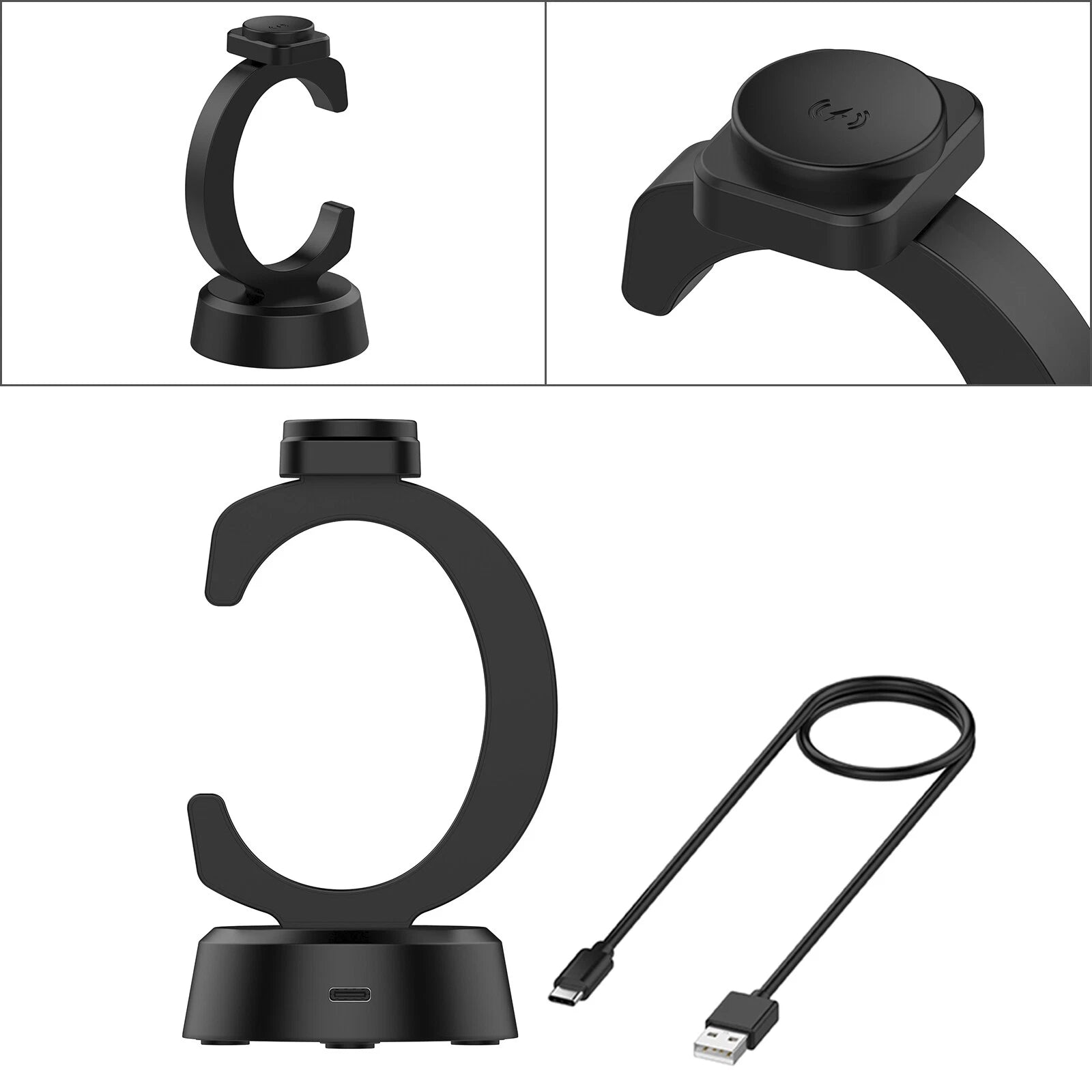 Watch Charger Vertical C-Shaped Charger iwatch Charging Dock Stand Adapter US