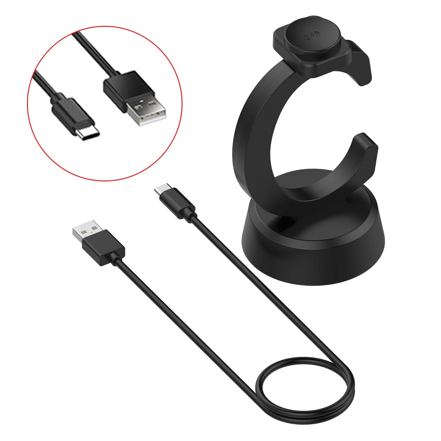 Watch Charger Vertical C-Shaped Charger iwatch Charging Dock Stand Adapter US