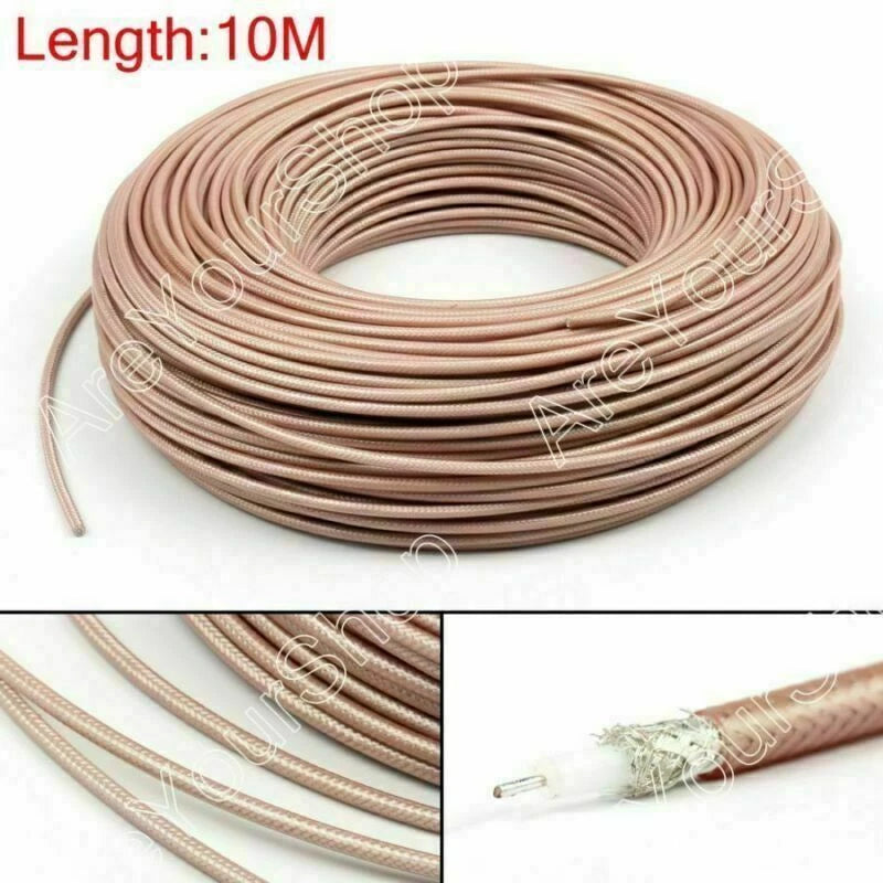 10M RG142 RF Coaxial Cable Connector 50ohm M17/60 RG-142 Coax Pigtail