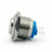 16mm 2 Pin Normally Closed Momentary NC Metal Push Button Switch 36V/2A Flat Round
