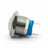16mm 2 Pin Normally Closed Momentary NC Metal Push Button Switch 36V/2A Flat Round