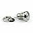 4Pcs 8mm Mini 1NO 2Pin Metal Momentary Push Button Switch 3A/250V For Car/Boat, 4PCS